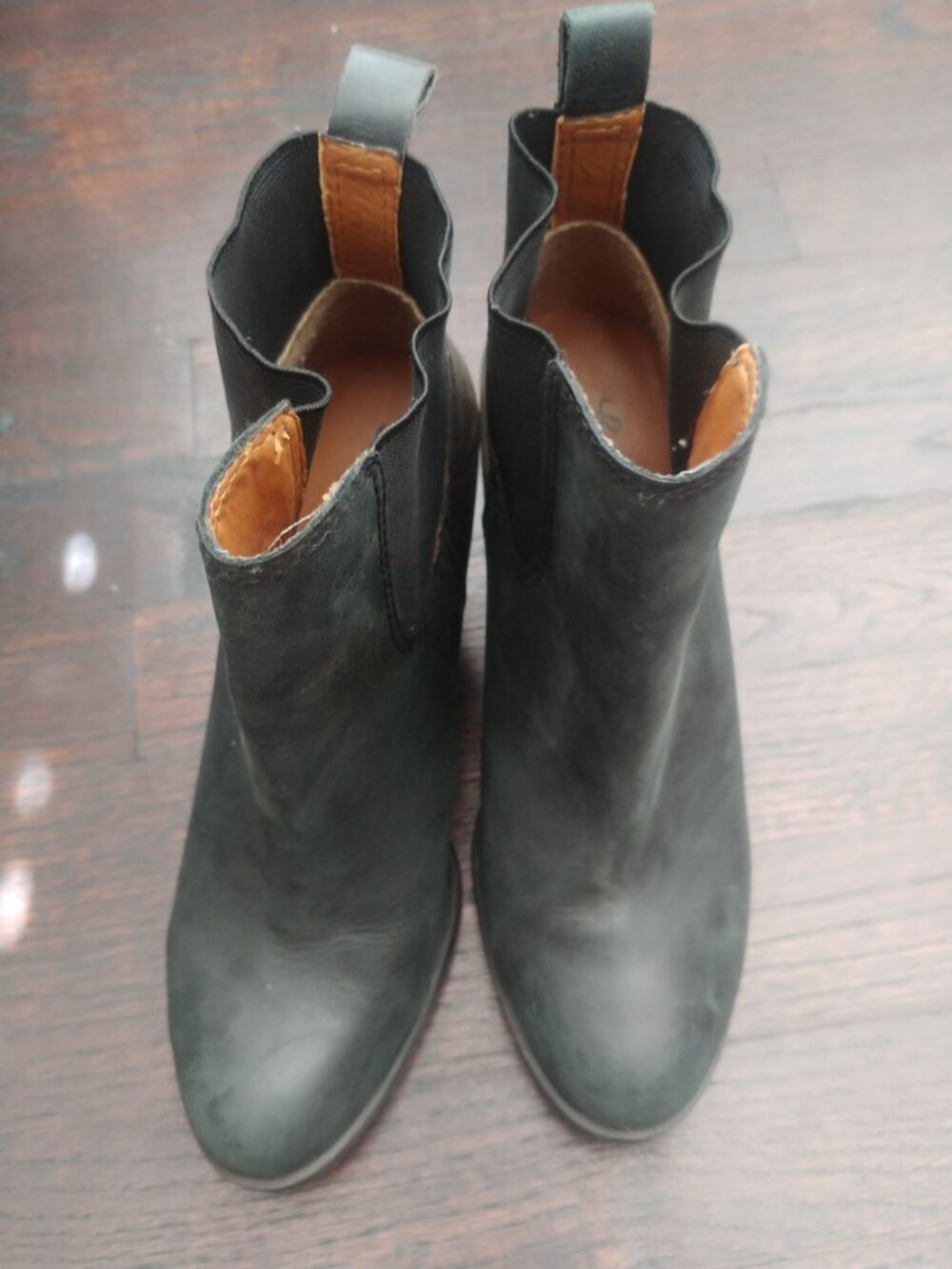 USED Lucky Brand black booties size 6